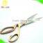 8 Inches Gold-handled Knife Dressmaker Shears durable sewing scissors