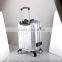 ABS+PC 3 pcs set eminent old fashion trolley plastic drawer trolley four wheel trolley