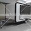 Big window and wheels commercial street food cooking trailer ,food van for sale