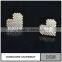 Fashion silver earring stud jewelry wholesale clear crystal stone handmade jewelry
