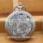 Antique Brass Hollow Double Dolphins Dial Pocket Watch Animal Quartz Watch
