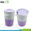 12 oz single wall coffee travel mug replacement lid with Silicone wholesale