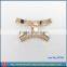 metal shoe accessories decorative rhinestone shoe buckle (HB041)