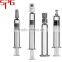 Disposable medical syringe with plunger and barrel