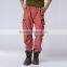 Oversize baggy trousers with side pocket gothic leather pants man