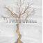 90CM gold color acrylic crystal artificial beaded wish tree for table decoration