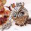 MYLOVE high quality colorful rhinestone owl necklace