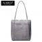 long strap leather shoulder bag shopping hand bags zipper with front slot female