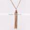 Popular Vintage Style Rose Gold Plated Tassel Pendant for Girl