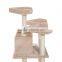 Pawhut 51" Beige Pet Play Toy Cat Tree Tower