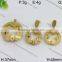 Hot Deisgns Wholesale Jewelry From Dubai Gold Plated Jewelry Set