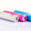 Mini power bank 2600mah power charger classic lipstick 2600mah power bank for smart phone