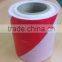 Red and White Barrier Barricade Tape 50m