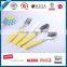 4-piece Plastic Handle Cutlery Set with Various Color