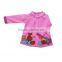 2015 Cheap Girls Lightweight Pink PVC Raincoat For Children
