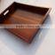 High quality wooden Welcome hotel amenity tray coffee trays