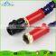 Retractable brass fitting expandable flexible garden water hose