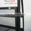 5 Tiers Movable Supermarket Mesh Grid Iron Storage Rack