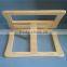 Factory price eco-friend natural wooden reading book holder for students