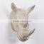 Resin modern wall animal head sculpture rhinoceros wall decoration