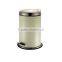 factory sale stainless steel foot pedal waste bin