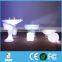 LED Restaurant Table With Chair Dining Table LED Coffee Table CT-8856