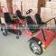 4 person four seat pedal car four wheel surrey bike