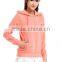 Shallow peachblossom comfortable contracted long-sleeved jacket