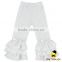 4ECEK039 Yiwu Yihong White Cotton Fabric 3 layers Ruffle Legging Long Icing Baby Girls Pants Designs