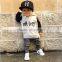S33503W Baby Boy London clothing set Toddler T shirt Sport Tracksuit
