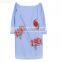 yihao dongguan humen fantasy new modeldress elegant hand embroidery designs for women