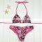 Polyester Bikini Different Size for Choice & Padded Blue Girls Swimwear 59377