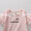 Wholesale summer cotton priting kids girl short sleeve t shirts