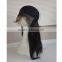 Natural Black Kinky Straight 100% Human Hair Full Lace Wig With Baby Hair