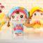 Yangzhou plush toys factory stuffed plush human doll toys with braid