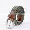 Alfa New Products 2016 Custom Colorful Casual Woven Fabric Braided Elastic Stretch Belt For Men