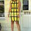 Europe And America Printing Jumper Skirt Sexy One-Piece Dress