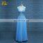 Sexy Halter Design Long Chiffon Girls Bridesmaid Dress Pattern