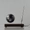 rotating magnetic floating levitating bottom3 inch globe with pen