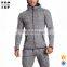 China suppliers zip front top design men tracksuit slim wholesale