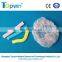 White blue 100% Polypropylene two lines disposable nonwoven strip cap