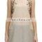 Beige Lengha with Golden Embroidery