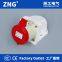 Surface Mount Industrial Socket 32A 5Pin 3P+N+PE, Stationary Industrial Socket IP44 32A 3-phase-5-wire