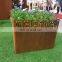 Pre-rusted Corten Steel Vertical Wall Garden Flowerpot