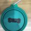 Pet bowl color collapsible portable