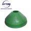 replacement parts of high manganese steel suit hp4 metso cone crusher