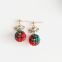 earring  christmas style
