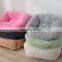 Manufacturers direct plush square pet shelter warm winter sleep pet dog bed