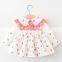 Cartoon children dress Korean princess dress girl long sleeve dress