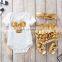 New baby clothing wholesale baby romper golden pp pants suit baby jumpsuit four-piece children's clothing